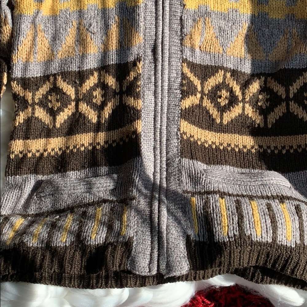 Sparrow Knit Zippered Jacket Size Small - Picture 2 of 5